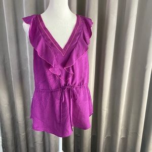 Rebecca Taylor size 8 silk blouse